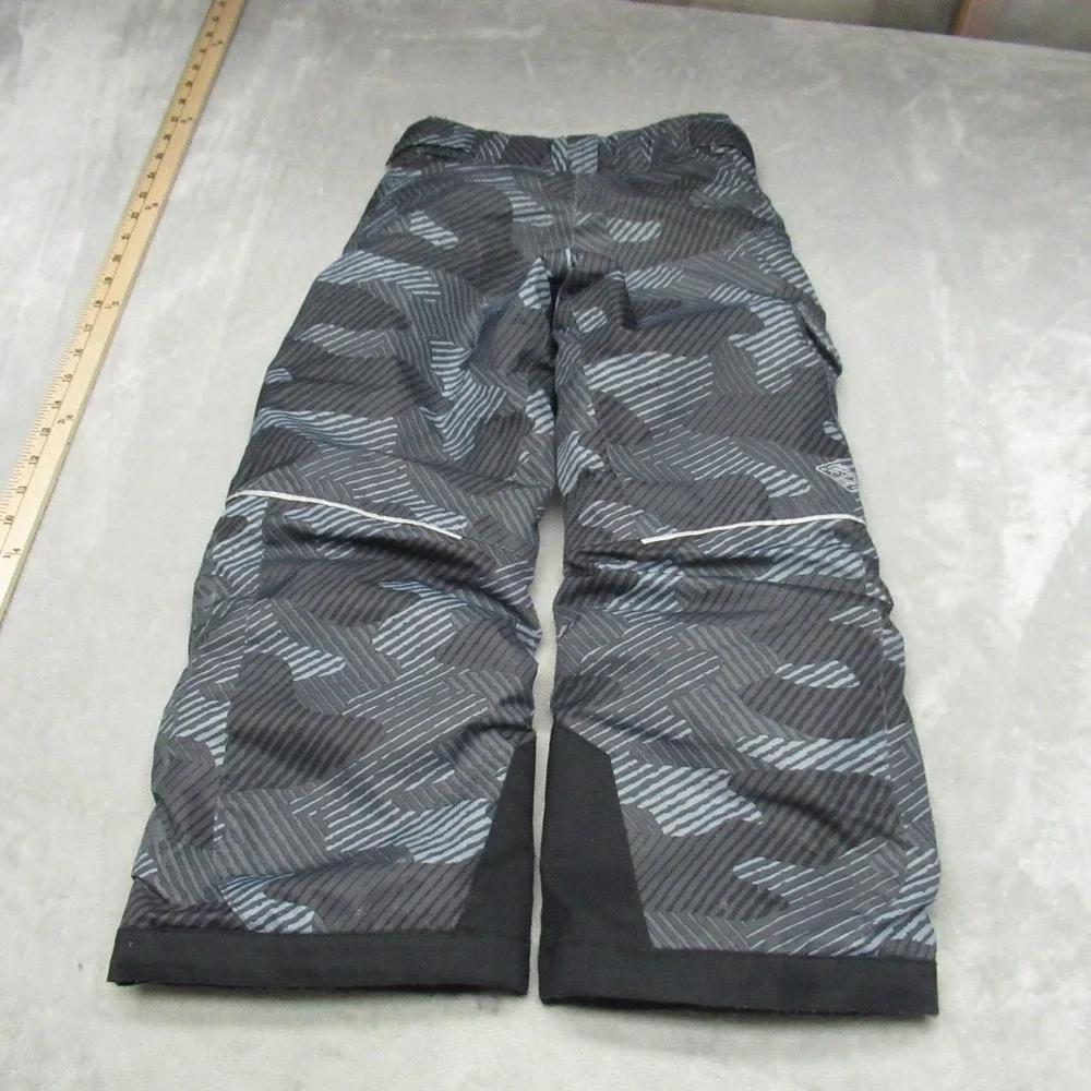 Columbia Snow Pants Youth XS Black Camo Omni Heat Winter Ski Cargo Outdoor 24x21